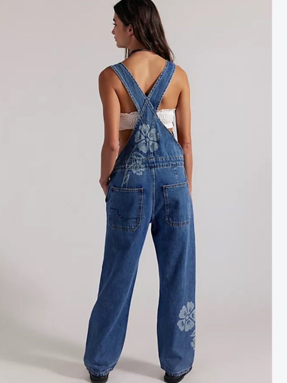 Free People We The Free Ziggy Printed Overalls - Picture 2 of 9